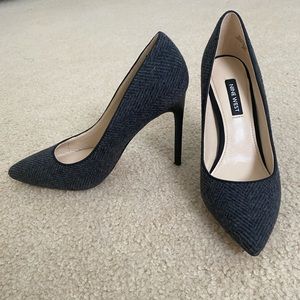 Nine West Tatiana Tweed Pointed Heels - Size 6 - Excellent Condition